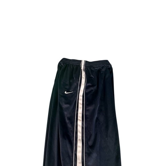 Nike Basketball Pants XXL Blue Track Warm-Up Zip Ankle Logo Striped Swoosh VTG - Picture 2 of 12